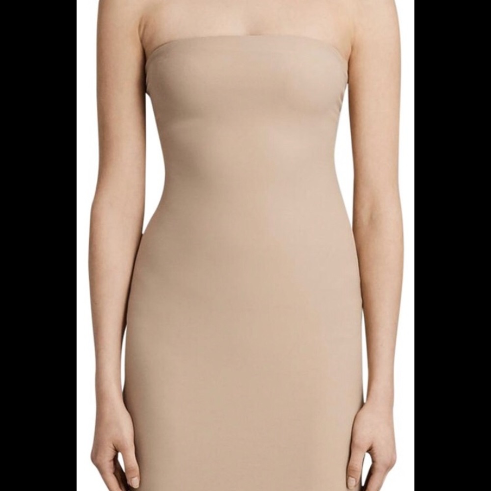 All Saints Nude Bandeau Ballet Dress